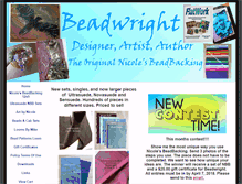 Tablet Screenshot of beadwright.com
